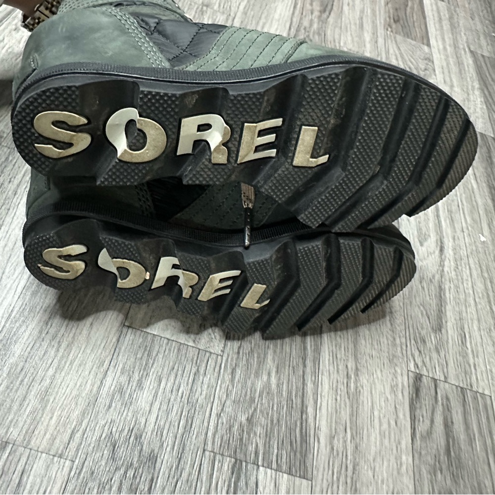 Sorel Lexie Wedge Quilted Bootie Dark Slate 8.5 - Picture 5 of 5